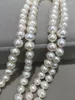 チェーン8-9mm長い淡水真珠ネックレス本物の白いマルチカラー80cmを受け入れる任意のレンテファッション女性ジュエリークラシック