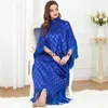 Etniska kläder Plus Size Tassel Klänningar För Kvinnor Afrikanska Turkiet Boubou Africain Femme Muslimskt Mode Abayas Dubai Dashiki Print Maxi Robe