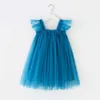 Kız elbiseler yaz elbisesi sevimli kolsuz kayış tül kız kız elbise ilk doğum günü kız parti prenses elbiseler bebek kız kıyafetleri 12m6t z0223