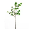 Elegante künstliche Blume, grüne Pflanze, mehrblättriger Sieben-Sterne-Blattzweig, 110 cm Höhe, für Heimdekoration, Tischdekoration