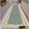 Tapis Floral Print Balcon Couloir Pour Salon Porte Cuisine Tapis Flanelle Antidérapant Maison Chambre Tapis Surface 220110 Drop Dh5Hq