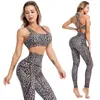 Aktiva uppsättningar Cloud Hide Camouflage Yoga Set Gym Sports Wear Women S-XXL Kläder Träning Pants Leggings Top Bra Shirt Fitness Suit Sportswear