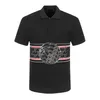 2023 cotton Men's Polos Medusa High end embroidered short sleeved men s T shirt Italian fashion clothing summer luxury top