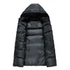 メンズベスト2023男性カジュアル冬のベスト温かいノースリーブジャケットフード付きファッションオーバーコート秋のウエストコートハット取り外し可能なS5xl 230223