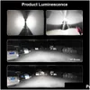 Other Lighting System Pampsee H4 H7 H11 9005 9006 Car Motocycle 100W 20000Lm Led Headlight Bbs Hilo Beam Moto Plug And Play Fog Low Dhgum