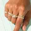 Band Rings Gold Silver Color Hoho Bohemian Ring for Women Wedding Engagement Fashion Jewelry 2022 New Trend G230213