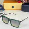 Moda metal dupla ponte padrão gravado em templos polarizados óculos de sol z1672 homens mulheres rise square óculos de sol festa ouro sier sunnies