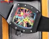 High Quality Fashion Iced Out WatchesMens Wrist Luxury Round Cut Lab Gr DDGU MOXE