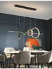 Nordic LED Pendant Lights Dining Table Kök sovrum foajé vardagsrum hotell restaurang kaffesal studierum inomhus hemlampa