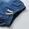 Chłopcy bawełniane dżinsy spodnie dla 2-6 lat dzieci wiosna jesień cieńsze dżinsowe spodnie dżinsowe dzieci odzież 230223