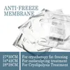 Accessoires onderdelen antivriesmembraaningrediënten voor cryo lipolyse drie size membranen