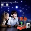 Printers EasyThreed K7 Mini 3D Printer Design Model Home Smart Desktop One Click Printing For Student Household Education Kids Toy