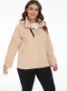 Women's Jackets Vangull Spring Loose Hooded Women Jacket Long Sleeve Zipper Fashion Solid Female Coat Office Lady Style Simple Outerwear