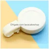 Other Office School Supplies Scrub Easy To Pl Buckle Round Chest Retractable Badge Id Name Tag Card Badges Holder Reels Drop Deliv Dhvw4