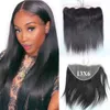 HD Lace Frontal 13x6 Frontal Only Straight HD Frontal Ear to Ear Lace Frontal Closure 100% Brazilian Virgin Human Hair, Pre Plucked Hairline with Baby Hair, Natural Black