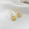 Dangle Earrings Fashion Creative Jewelry S925 Sterling Silver Star Studs Women Drop Earring 2023 18K Gold Plated