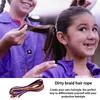 Hilo de pelo para trenzas, 8 Uds., accesorio DIY, cuerda trenzada para niños, cuerda colorida, trenza sucia, estilo Hip Hop, niña africana