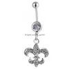 Navel Bell Button Rings D0085 Buikring Drop levering sieraden Body Dhgarden Dhznp