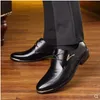 Модельные туфли Классические мужские модельные туфли с острым носком Мужские лакированные кожаные черные свадебные туфли Оксфордские вечерние туфли Модные большие размеры df4 230223