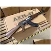 Игрушечный пистолет Ak47 Электрический гелевый шар-бластер Игрушка Matic Пейнтбольная модель стрельбы для рекламы для мальчиков Cs Fighting Gifts Прямая доставка Dhxxa Лучшее качество