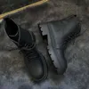 Boots RIZABINA Women Ankle Real Leather 2023 Winter Warm Fur Heels Shoes Woman Platform Short Lady Footwear Size 34-41 230223