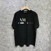 2023 moda uomo T-shirt designer di lusso da uomo T-shirt estate semplicità puro nero 7 colori rosa lettera top in cotone maniche corte