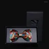 Bow Ties Brand Fashion Men's Tie Print Party Wedding for Men Butterfly Bowtie dfashion98