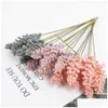 Decorative Flowers Wreaths Simation Handmade Wheat Ears Bouquet Simationflower Accessories Decoration Flower Finished Prod Dhopk