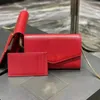 Designer Kvinna Väska Handväska Axelväskor Originallåda Äkta läder Handväska clutch messenger handväskor korthållare