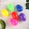 Decorazione del partito 12 pezzi colorati uova di plastica di Pasqua scatola regalo creativa giocattolo per bambini per la casa matrimonio compleanno artigianato fai da te Y2302