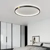 Ceiling Lights Modern Lamp Black Round 3 Colors LED Dimmer Home Decor Office El Bed RoomCeiling