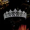 Hair Clips Fashion Bridal Headwear Ladies ASNORA Luxury Crystal Crown Headband Wedding Accessories & Barrettes Earl22