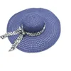 Chapeaux à large bord monochrome pliable casquette femme été soleil tissé arc paille casquettes en plein air chapeau de plage vente