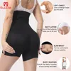 Shapers Women Guudia Mulheres Treinador da cintura Shapewear Body Shaper Shorts Hi-Waist Butt Liftter Coxa Slimming Slimming Buckle Panties 230223