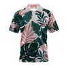 Camisas de blusas femininas MS BOTTOM POLOS SUMPLER MULHER SOLTA TOPS 3D HD Hawaii estilo elegante parentchilt camiseta poliéster Sport Polo Sport 230223