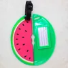 Travel Pvc silikonowy bagaż TAG PARTA PRZYPADKOWA LOPE CREATH Watermelon ananasowe kreskówka Tag owocowy