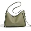 Avondtassen ms Franse tas echte lederen schouderhandtas elegant feest dames cowhide messenger chic tote zwart in 2023