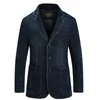 Erkekler Suits Blazers s denim blazer moda pamuk vintage takım elbise 4xl erkek mavi ceket ince fit kot pantolon 230222