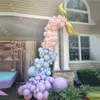Decorazione per feste 1 set Kit ghirlanda arco palloncino rosa viola per matrimonio compleanno anniversario decorazioni palloncini fai da te Globos