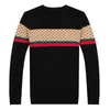 2023 Erkek Tasarımcı Sweaters Göğüs İşlemeli Rozet Logosu Erkek Kadın Sweaters Sweatshirts Çift Modeller Boyut M-4XL