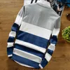 Men's Sweaters Classic Striped Pattern Male Knitted Sweater Top Pullover Warm Coldproof