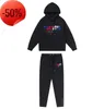 Herrspårspår sportkläder Trapstar broderi kostymer sport hoodie jogging casual tröjor för s-xl21