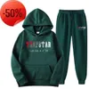 Men's Tracksuits Trapstar Men Women Tracksuit Brand Printed Streetwear Sportswear WarmTwo Pieces Set Hoodie Pants Jogging Hooded S-3XL21