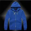 Herrjackor Polo Small Horse Hoodies Sweatshirt med en huva kofta ytterkläder mode hoodie högkvalitativ ny stil tie färghoodie