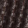 Cortina Cortinas opacas cortas de lujo para dormitorio con estampado de flores, botón superior, 1 pieza, cortinas para ventana de cocina, tela de poliéster 140x170