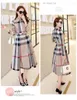Casual Dresses 2023 Spring And Autumn Women's Plaid Dress Long-sleeved A-shaped Long Korean Version Of The Slim