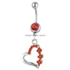Navel Bell Button Rings D0133 Star and Moon Belly Ring Mix Color