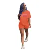 Plus Sizes S-5XL Women Tracksuits Two Pieces Set Designer 2024 New Letters Printed T-shirt Shorts Suit Sports Outfits