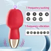 Vibrador AV 2 en 1 varita mágica para masturbador para mujeres estimulador de clítoris lengua lamiendo succión mini vibradores juguetes sexuales para adultos