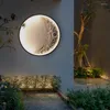 Wandleuchten Nordic Moon Led Harz Lampe Moderne Wohnzimmer Schlafzimmer Treppe Badezimmer Balkon Licht Außerhalb Wasserdichte Wandlampen